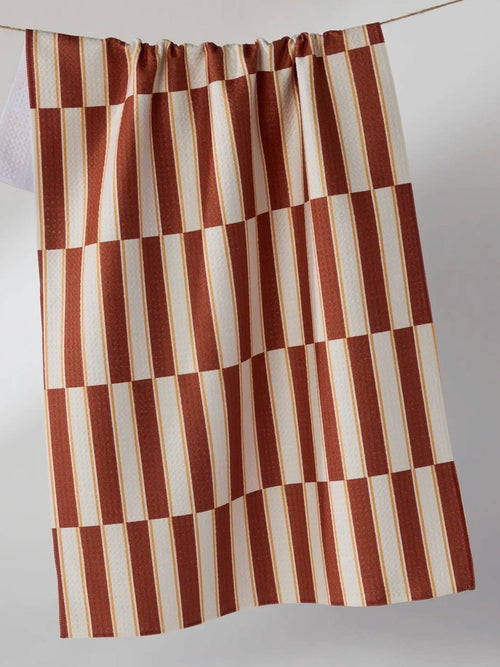 Harvest Stripe Tea Towel