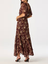 Aria Dress in Rust Floral