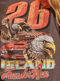 Island Thunder Tee in Charcoal