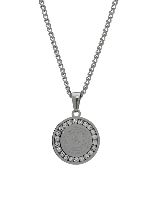 Prayer Warrior Necklace in Silver