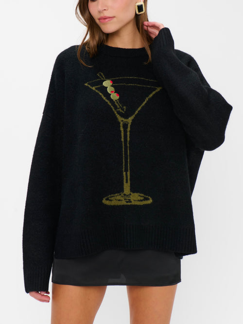 Settle In Sweater in Dirty Martini Knit