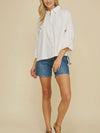 She's A Staple Button Down in White
