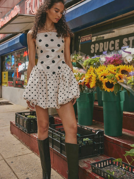 Misty Mini Dress in Tea Combo