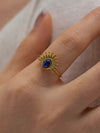 Fabienne Sun Stone Ring in Blue