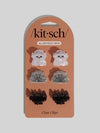 Mini Claw Clips 6pc Set in Halloween