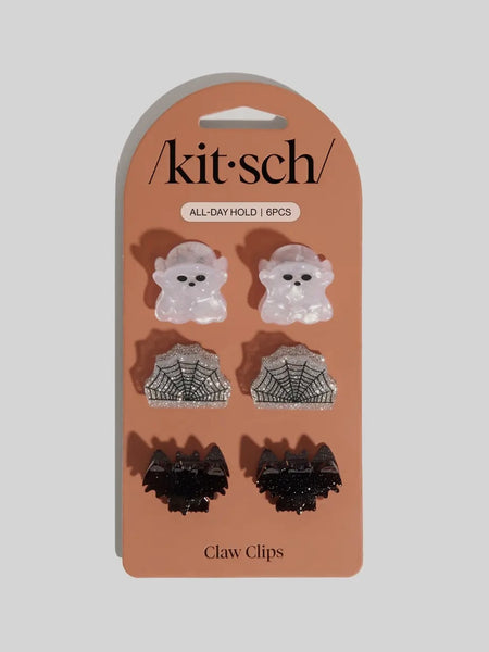 Mini Claw Clips 6pc Set in Halloween