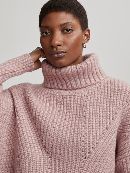 Rogan Cropped Knit in Woodrose