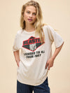 Beastie Boys Licensed to Ill Tour 1987 Merch Tee in Dirty White