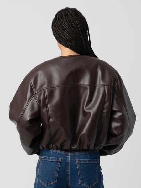 Grand Slam Jacket in Chocolate