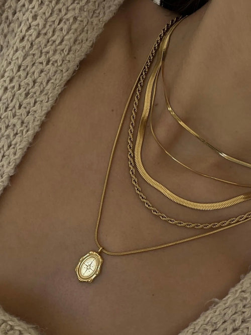 Alchemy Necklace in Gold
