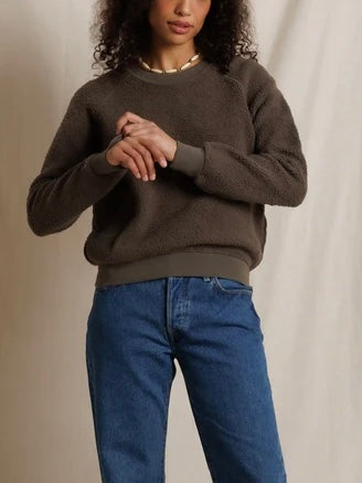 Ziggy Inside Out Sweatshirt in Dark Olive