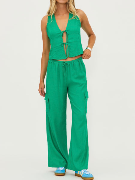 Amara Pant in Mediterranean Mint