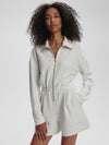 Annika Playsuit in Ivory Marl