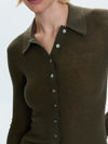 Korey Button Up Sweater in Sequioa
