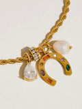 Western Horseshoe Charm Necklace