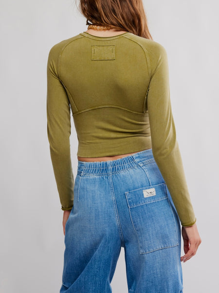 Protagonist Long Sleeve in Green Moss