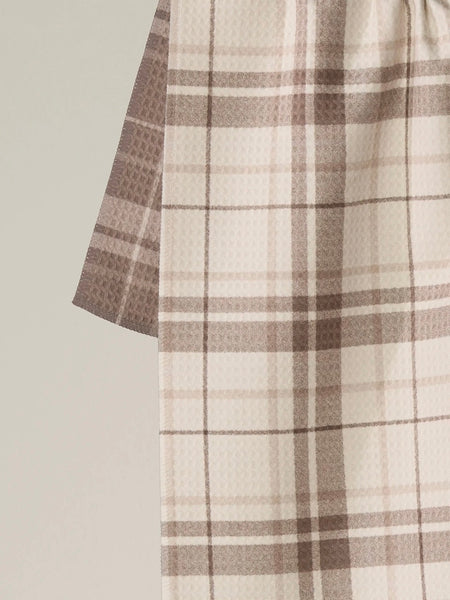 Oat Plaid Luxe Kitchen Towel