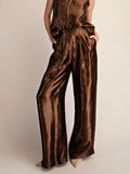 Pedal To The Metal(lic) Pant in Brown