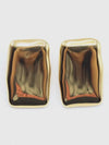 Dory Chunky Rectangle Stud Earrings