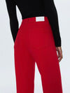 Penny Crop Pant in Ruby Red