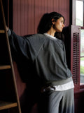 Oversized Ziggy Sweatshirt in Dark Heather Grey