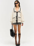 Marina Knit Cardigan in Ivory