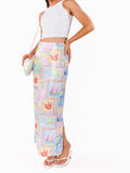 Sunlight Midi Skirt in Summer Soleil Sequins