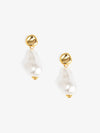 Small Baroque Pearl Drop Earrings