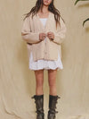 Latte Loving Cardi in Taupe