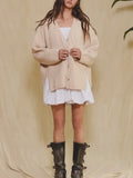 Latte Loving Cardi in Taupe