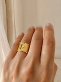 Ela Gold CZ Ring