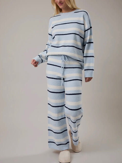 Stuck On Stripes Set in Light Blue