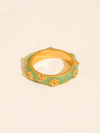 Esma Floral Enamel Band Ring