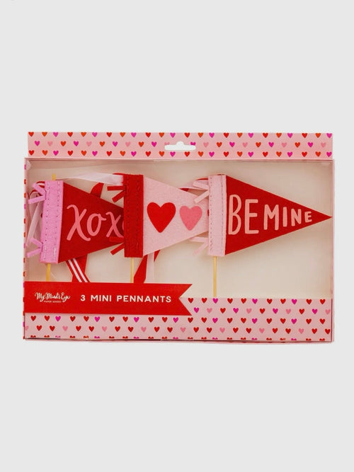 Valentine's Mini Felt Pennant Set