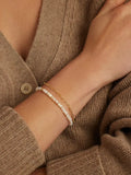 Carter Gemstone Bracelet in Mother of Pearl