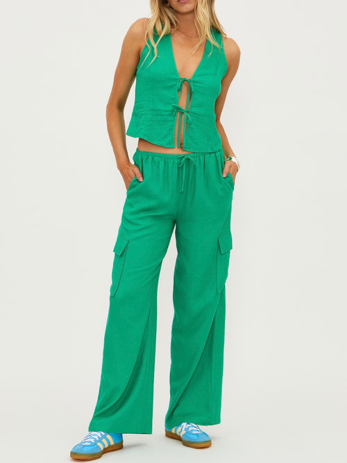 Amara Pant in Mediterranean Mint