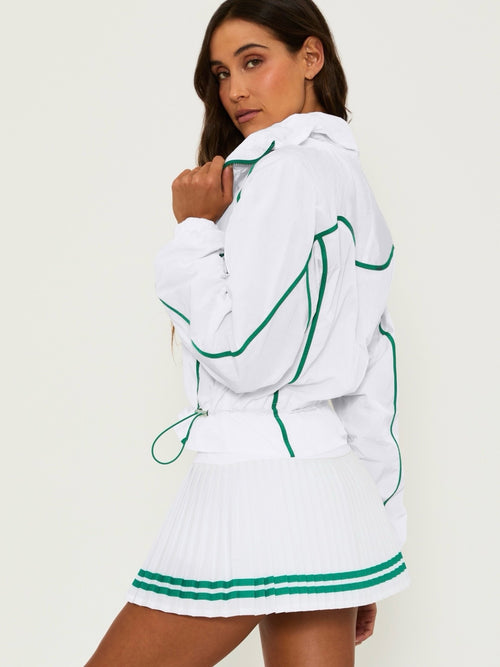 Casen Jacket in Courtside White