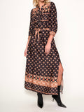 Cassie Dress in Charcoal Frost
