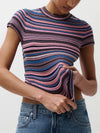 Selene Sweater Tee in Egyptian Blue