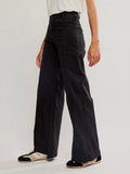 Libre Wide Leg Jean in Cafe Noir