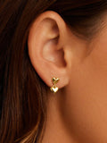 Amour Earrings in Gold
