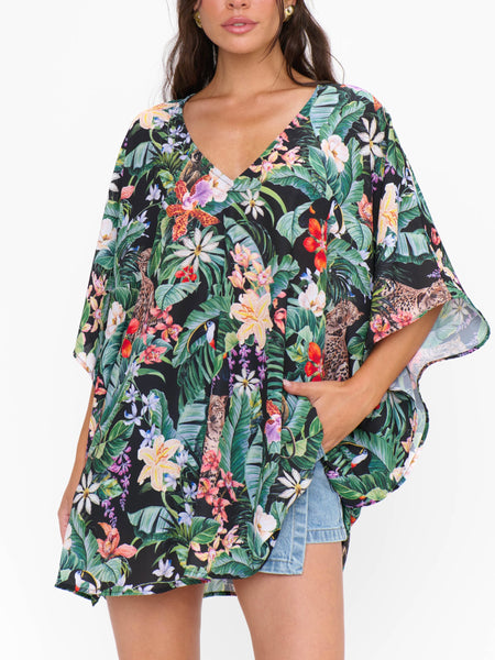 Parker Button Down in Blue Fish Embroidery