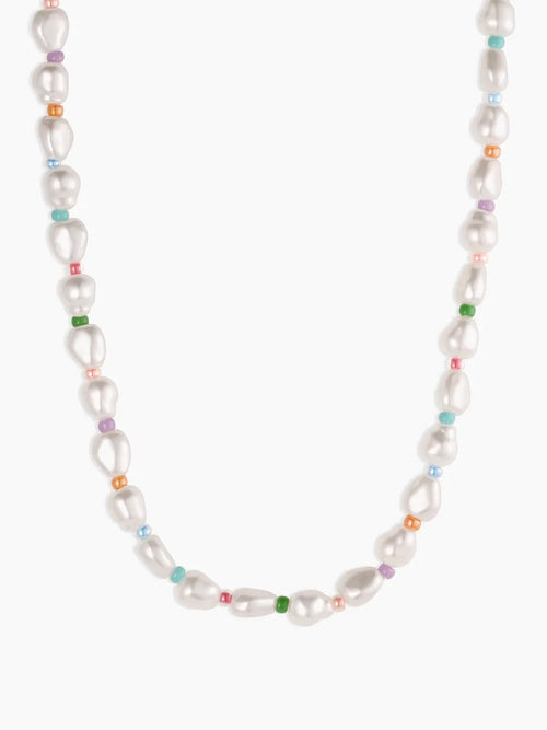 Pearl Rainbow Cove Necklace