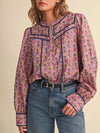Such A Steph Blouse in Orchid Floral