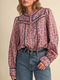 Such A Steph Blouse in Orchid Floral
