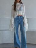 Clear As Day Blouse in Cream