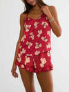 Lolo & Teresa PJ Set in Red Teddy Bear