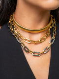 Elle Gage Two Tone Necklace