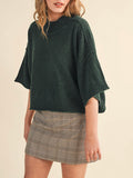 MOCKtauk Will Never Be The Same Sweater in Forest Green