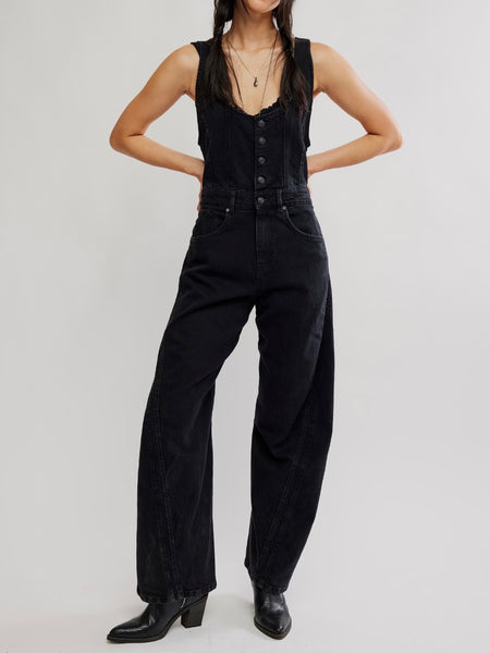Corsica Jumpsuit in Raven